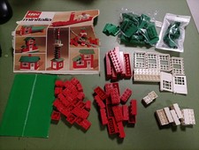 RARO!! LEGO MINITALIA SCATOLA 2 CASA MEDIA 1970 90% COMPLETO