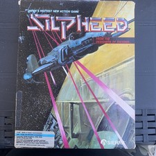 Silpheed IBM PC 3.5 + 5.25 Floppy Big Box Sierra 1989