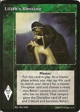 Lilith's Blessing - Master - Vampire VTES