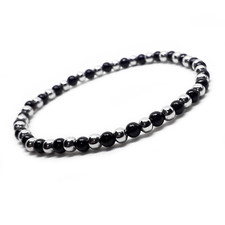 Bracciale uomo donna sfere 4mm
