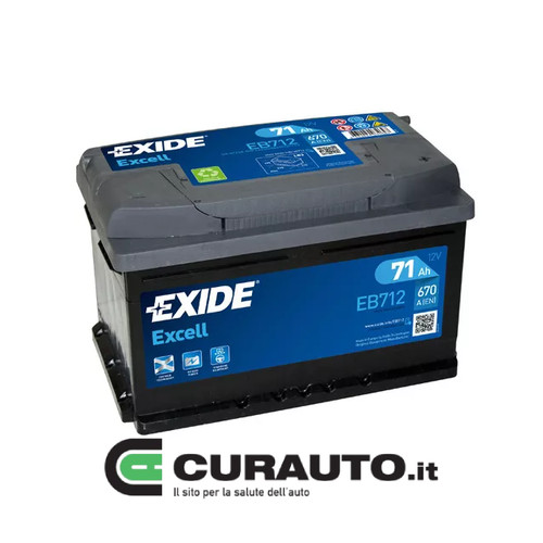 Batteria per auto exide - auto, excell