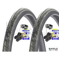 2 Copertone + 2 Camere + 2 Flap Bici 28" - 700 x 35 C NERO - MICHELIN