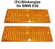 2x Vetro Frecce per BMW E30 Arancione/Giallo (Non per M3) 63131386011