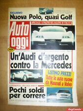 AUTO OGGI - ANNO VI (6) - N. 258 (14 Novembre 1991) AUDI AVUS - RIVISTA DI AUTO