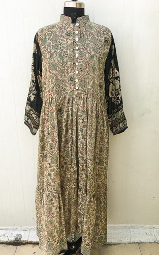 Maxi abito bohemien - , floreale