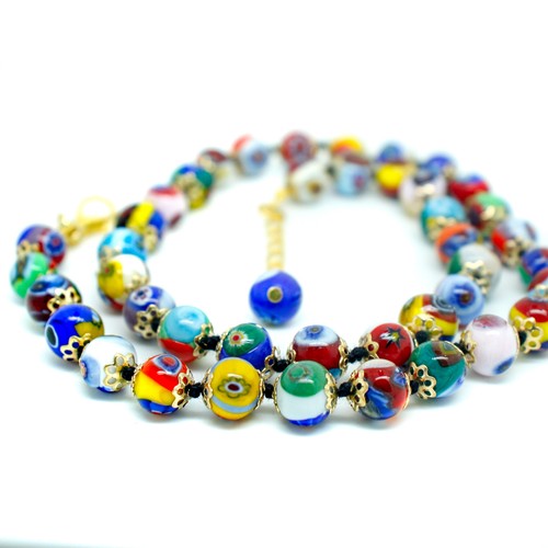 Collana vetro murano oro - in,