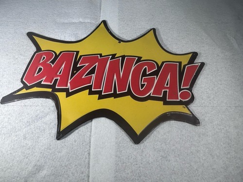 Bazinga insegna metallo - in,
