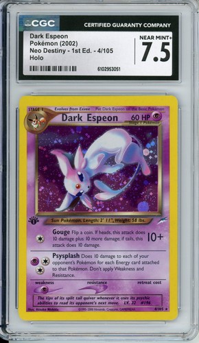 Pokemon graded dark - pokemon, espeon