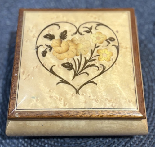 Italian marquetry music - marquetry, box