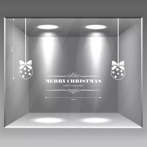 Vetrofanie natale wall - vetrofanie,