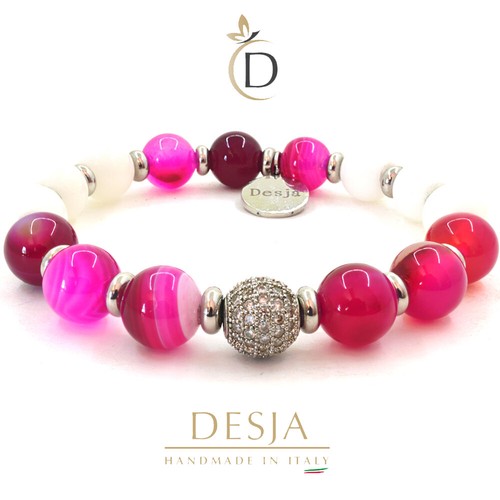Bracciale donna giada bianca - bracciale,