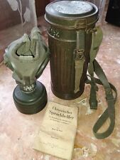 Maschera Antigas Tedesca Wehrmacht Completa - Matricola - Osten - III Reich