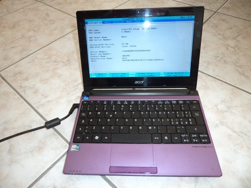 Netbook acer aspire - acer, d260