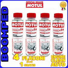 MOTUL ENGINE CLEAN Additivo Pulizia Lavaggio Olio Motore auto 4x300ml 04MO46