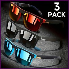 3PCS Occhiali da Sole Quadrati