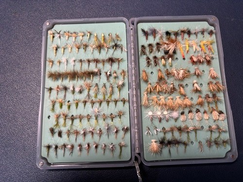 Fly box con 160 mosche - fly, secche