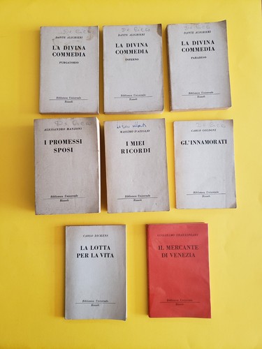 Lotto libri divina - libri,