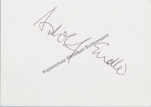 Autografo originale adolf - originale,