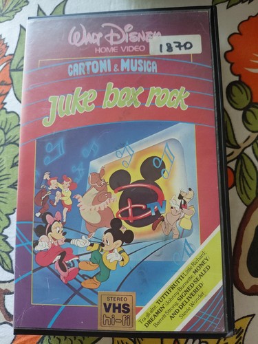 Juke box rock vhs disney - juke,