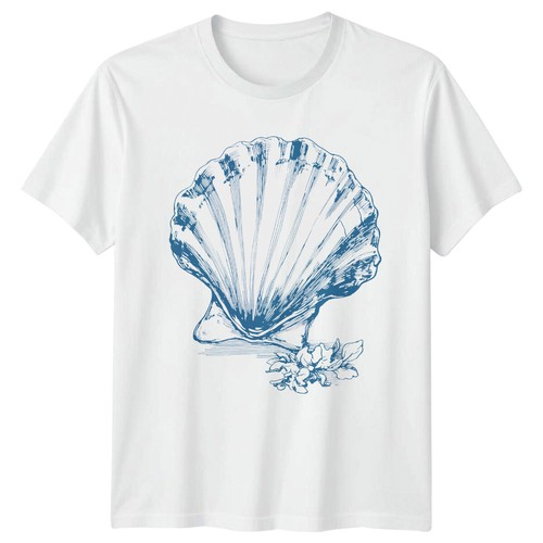 Shirt donna seashells - t-shirt,