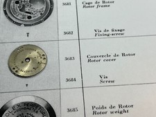 ROLEX ROTOR COVER 3683 BUBBLEBACK OYSTER PERPETUAL A630 630 PARTE RIPARAZIONE