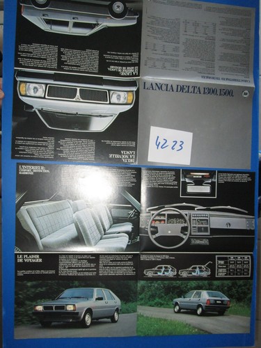 4223 dépliant lancia - /,