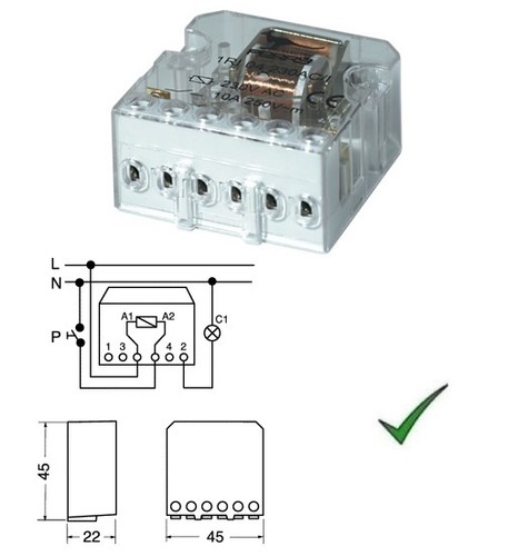 Relè relay 230v 230vca - relay,