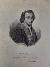 Antica Stampa Portrait di PIO