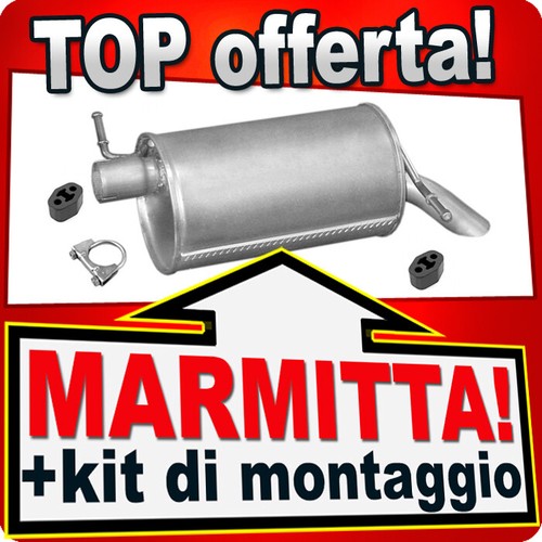 Silenziatore posteriore per - silenziatore,