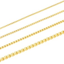 Collana catena scatola tonda