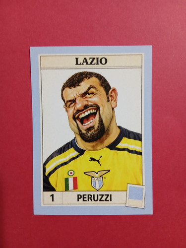 Figurina caricatura calciatori - figurina,