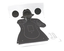 Sagoma Nera Kruger bersaglio