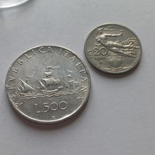 Moneta In Argento 500 Lire