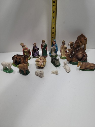 Presepe vintage cartapesta - vintage,