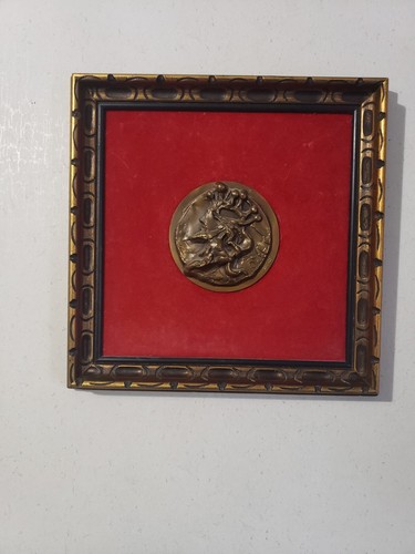 Medaglione bronzo vintage