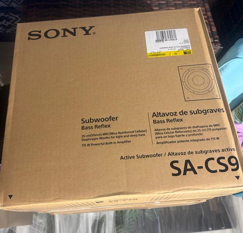 New open box - sony, 10"