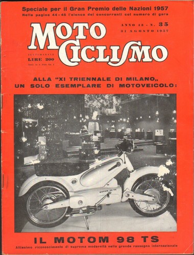 Rivista motociclismo 35 del - motociclismo,