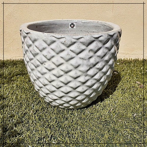 Vaso ceramica bianco - in,