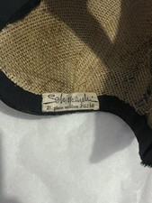 Schiaparelli Elsa, Haute Couture, Chapeau Velours Noir 1930