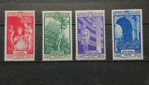 1935 regno francobolli pro - 1935,