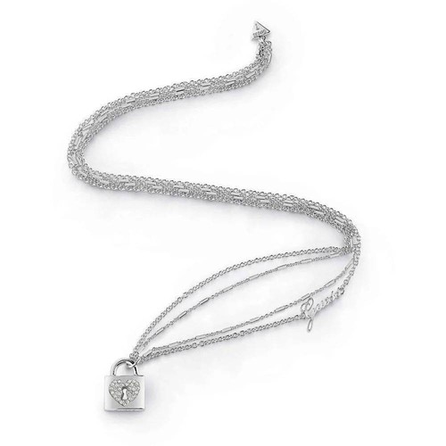 Collana guess heart lock - collana,
