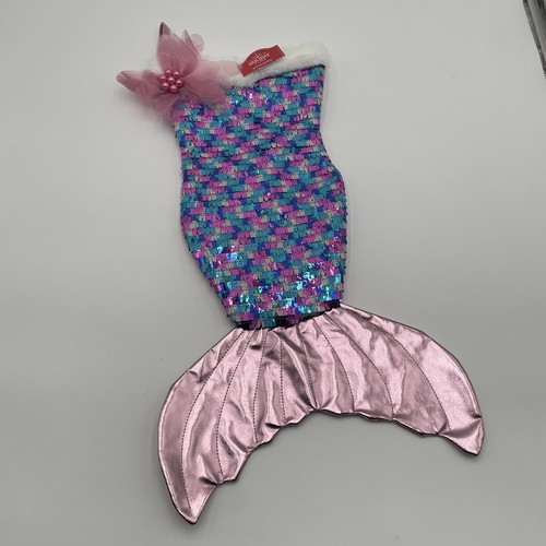 Calza regalo sirena rosa - , bling