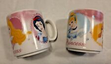 Set lotto 2 tazze mug colazione tea bimba DISNEY Principesse NUOVE Idea Regalo