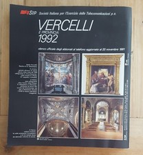 vercelli 1992 abbonati sip elenco telefonico seat divisione stet siptel