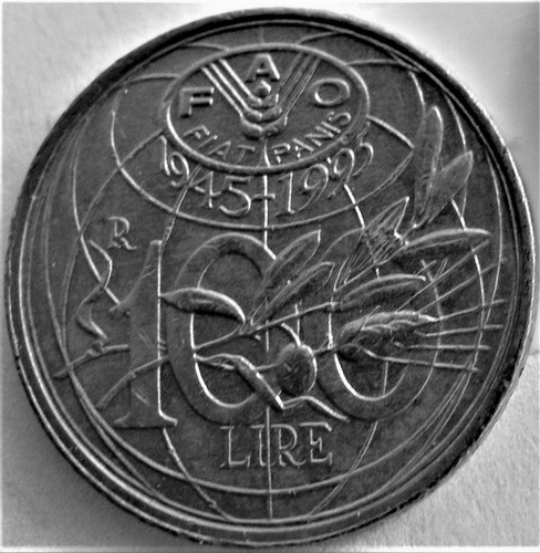 Moneta 100 lire anniversario - 100,