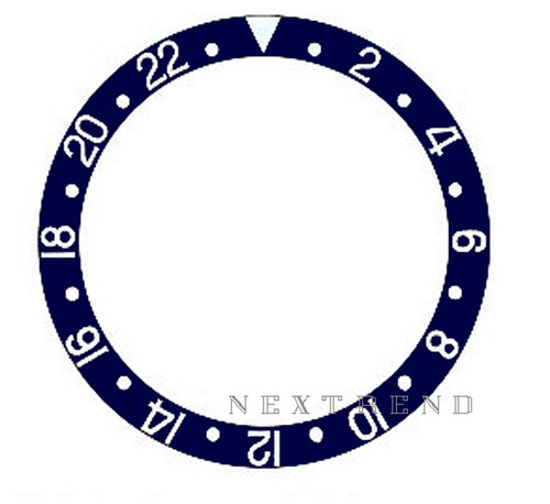 Inserto lunetta ceramica blu - ,