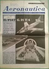AERONAUTICA SETT.LE N.4 DEL 25/01/64 -  IL FIAT G. 91 T/4 - 165