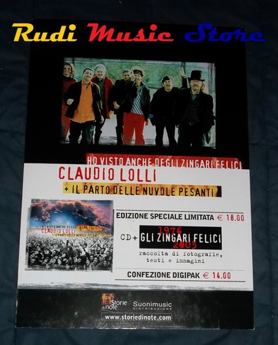 Cartonato promo claudio lolli - cartonato,