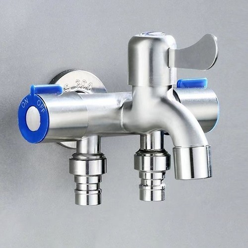 Rubinetto acciaio inox con - in,