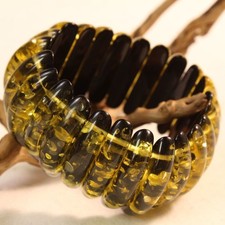 Bracciale Perline Fiori Cera